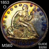 1853-O Seated Half Dollar UNCIRCULATED