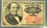 1874 US Fractional Currency 25 Cent Bill NEAR UNC