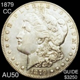 1879-CC Morgan Silver Dollar ABOUT UNCIRCULATED