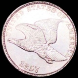 1857 Flying Eagle Cent CHOICE BU