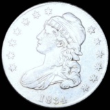 1834 Capped Bust Half Dollar XF
