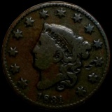 1831 Braided Hair Large Cent NICELY CIRCULATED