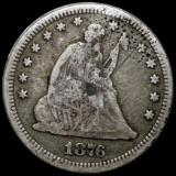 1876 Seated Liberty Quarter NICELY CIRCULATED