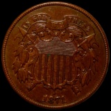 1871 Two Cent Piece UNCIRCULATED