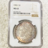 1903 Morgan Silver Dollar NGC - MS63