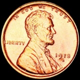 1918-D Lincoln Wheat Penny CHOICE BU RED