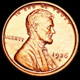 1926-S Lincoln Wheat Penny CHOICE BU RED