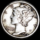 1923-S Mercury Silver Dime LIGHTLY CIRCULATED