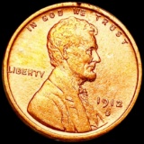 1912-D Lincoln Wheat Penny CLOSELY UNC