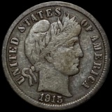 1915-S Barber Silver Dime NICELY CIRCULATED