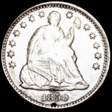 1859-O Seated Liberty Half Dime NEARLY UNC