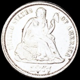 1877 Seated Liberty Dime NEARLY UNCIRCULATED