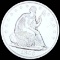 1866 Seated Half Dollar CLOSELY UNCIRCULATED