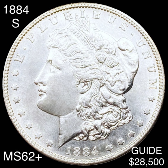 1884-S Morgan Silver Dollar UNCIRCULATED