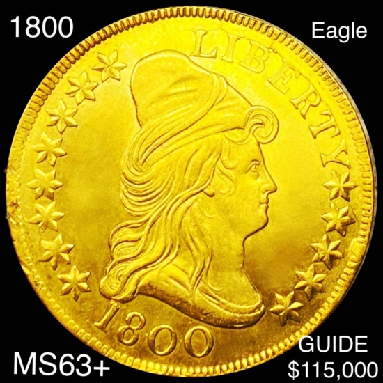 1800 $10 Gold Eagle CHOICE BU