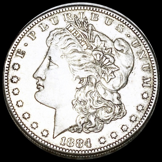 1884-S Morgan Silver Dollar ABOUT UNCIRCULATED