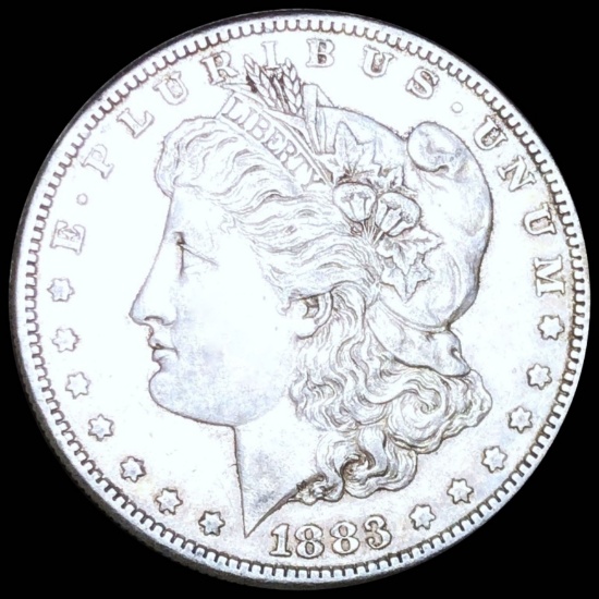 1883-S Morgan Silver Dollar NEARLY UNCIRCULATED