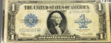 1923 US $1 Blue Seal Bill ABOUT UNCIRCULATED