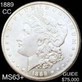 1889-CC Morgan Silver Dollar CHOICE BU