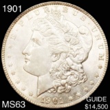 1901 Morgan Silver Dollar CHOICE BU