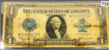 1923 US $1 Blue Seal Bill NICELY CIRCULATED