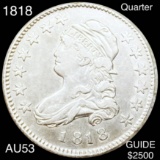 1818 Capped Bust Quarter CHOICE AU