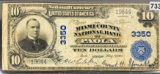 1905 $10 Bank Of Paola Bill LIGHTLY CIRCULATED