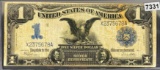 1899 $1 Blue Seal Silver Certificate ABOUT UNC