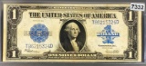 1923 US $1 Blue Seal Bill CLOSELY UNCIRCULATED