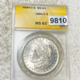 1884-O Morgan Silver Dollar ANACS - MS63