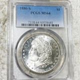 1880-S Morgan Silver Dollar PCGS - MS64