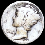 1921-D Mercury Silver Dime NICELY CIRCULATED