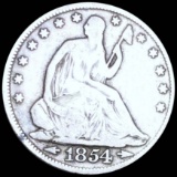 1854 Seated Half Dollar NICELY CIRCULATED