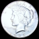 1935 Silver Peace Dollar CLOSELY UNCIRCULATED