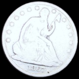1867 Seated Half Dollar NICELY CIRCULATED