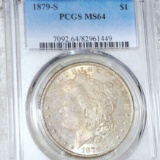 1879-S Morgan Silver Dollar PCGS - MS64