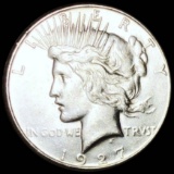 1927-S Silver Peace Dollar NEARLY UNCIRCULATED