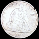 1839 Seated Half Dollar NICELY CIRCULATED