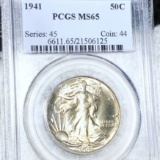 1941 Walking Half Dollar PCGS - MS65