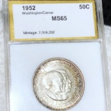 1952 Washington/Carver Half Dollar PCI - MS65