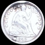 1842-O Seated Half Dime NEARLY UNCIRCULATED