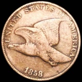 1858 Flying Eagle Cent NICELY CIRCULATED