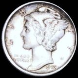 1928-D Mercury Silver Dime CLOSELY UNC