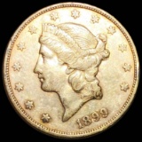 1899-S $20 Gold Double Eagle NEARLY UNCIRCULATED