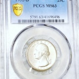 1932-D Washington Silver Quarter PCGS - MS63