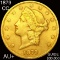 1879-CC $20 Gold Double Eagle AU+