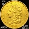 1838-C $5 Gold Half Eagle CHOICE AU