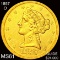 1857-O $5 Gold Half Eagle UNCIRCULATED
