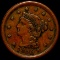 1850 Braided Hair Large Cent ABOUT UNCIRCULATED