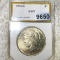 1934-D Silver Peace Dollar PCI - MS63